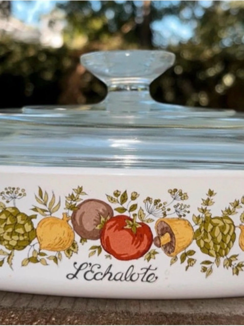 Vintage Spice of Life Corningware 1 Quart Covered Casserole Dish A-1-B